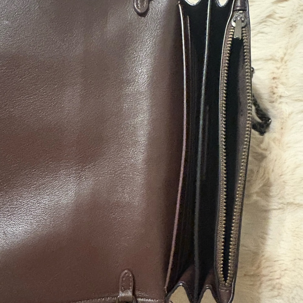 Coach Python Embossed Leather Chain Crossbody Sty… - image 4